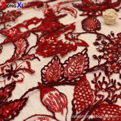 Multifunctional Gold Sequin Lace With High Quality